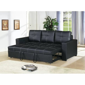 Clauderson Vegan Leather Sleeper Sofa