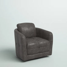 Load image into Gallery viewer, Cecil Upholstered Swivel Barrel Chair