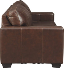 Load image into Gallery viewer, Morelos Contemporary Leather Sofa, Brown, Charcoal, Standard, Sleeper