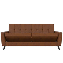 Load image into Gallery viewer, Giblin 81&#39;&#39; Vegan Leather Sleeper Sofa