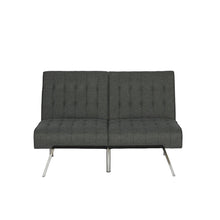 Load image into Gallery viewer, River Street Designs Emily Convertible Tufted Futon Sofa 