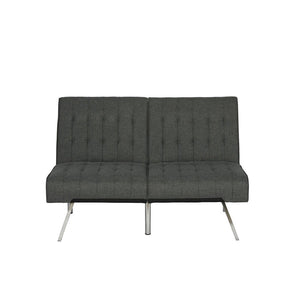 River Street Designs Emily Convertible Tufted Futon Sofa 