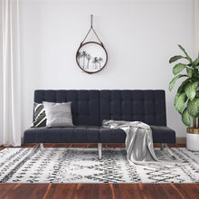 Load image into Gallery viewer, River Street Designs Emily Convertible Tufted Futon Sofa 