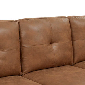 Ailsun 3 - Piece Vegan Leather Chaise Sectional