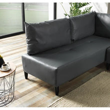 Load image into Gallery viewer, Nakayama 2 - Piece Vegan Leather Chaise Sectional