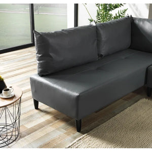 Nakayama 2 - Piece Vegan Leather Chaise Sectional