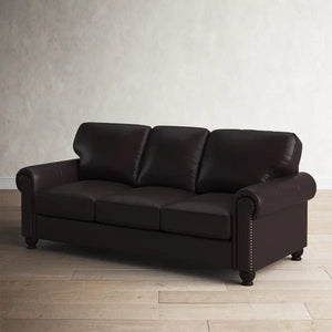 Floreat 84'' Genuine Leather Sofa