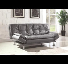 Load image into Gallery viewer, Renfro 73&#39;&#39; Vegan Leather Sleeper Sofa