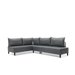 Nakayama 2 - Piece Vegan Leather Chaise Sectional