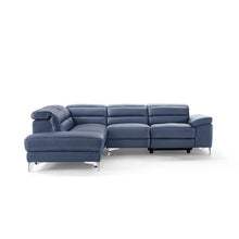 Load image into Gallery viewer, Abduljalil 109&quot; Wide Genuine Leather Left Hand Facing Reclining Sofa &amp; Chaise