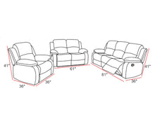 Load image into Gallery viewer, Ardos 3 Piece Reclining Living Room Set