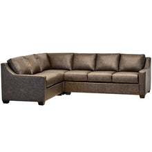 Load image into Gallery viewer, Godinne 117&quot; Wide Genuine Leather Corner Sectional