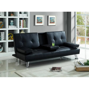 Guiterrez 71.3'' Vegan Leather Sleeper Sofa