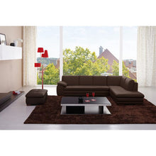 Load image into Gallery viewer, Sanara 123&quot; Wide Genuine Leather Sofa &amp; Chaise