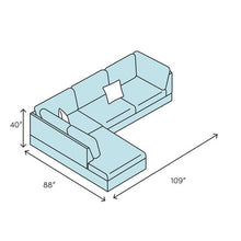 Load image into Gallery viewer, Abduljalil 109&quot; Wide Genuine Leather Left Hand Facing Reclining Sofa &amp; Chaise