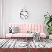 Load image into Gallery viewer, River Street Designs Emily Convertible Tufted Futon Sofa 