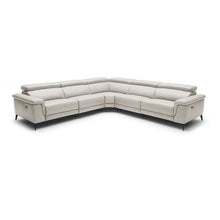 Load image into Gallery viewer, Philippa 122&quot; Wide Genuine Leather Right Hand Facing Reclining Corner Sectional