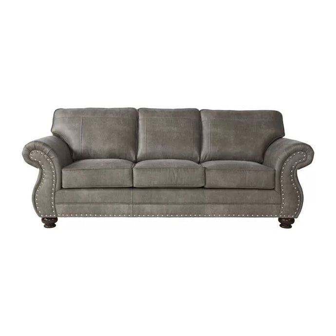 Claycomb 91'' Vegan Leather Sofa