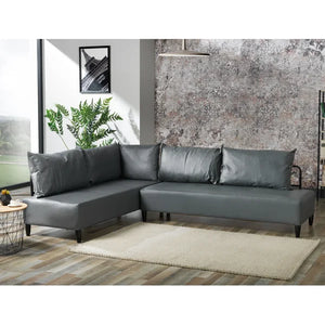 Nakayama 2 - Piece Vegan Leather Chaise Sectional