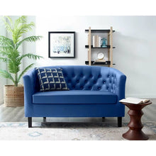 Load image into Gallery viewer, Franchette 49&#39;&#39; Vegan Leather Loveseat