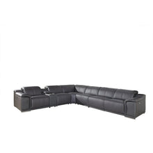 Load image into Gallery viewer, Laurita 138&quot; Wide Genuine Leather Symmetrical Reclining Corner Sectional